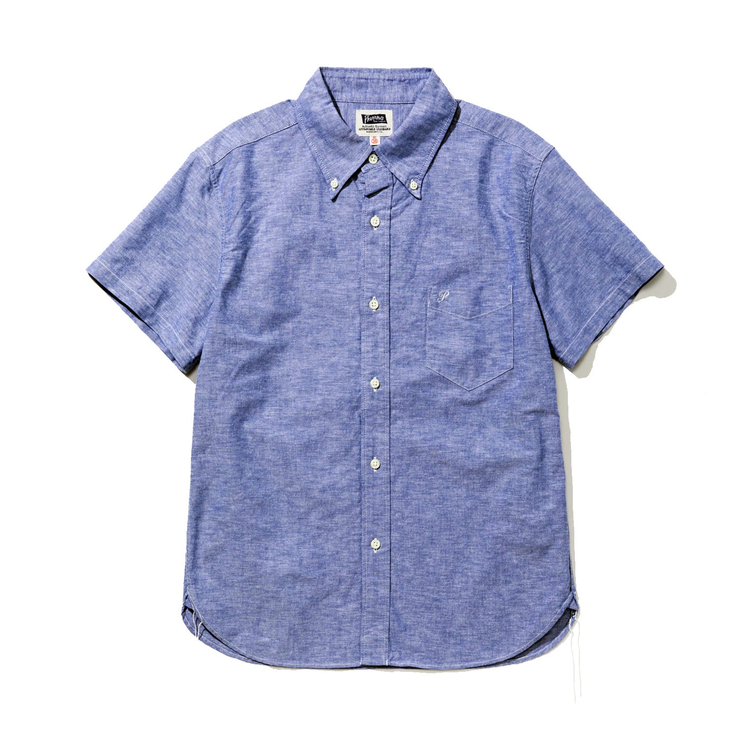 Fellowes PHERROW'S short-sleeved button-down shirt Oxford S/S BUTTON-DOWN SHIRTS PBDS1