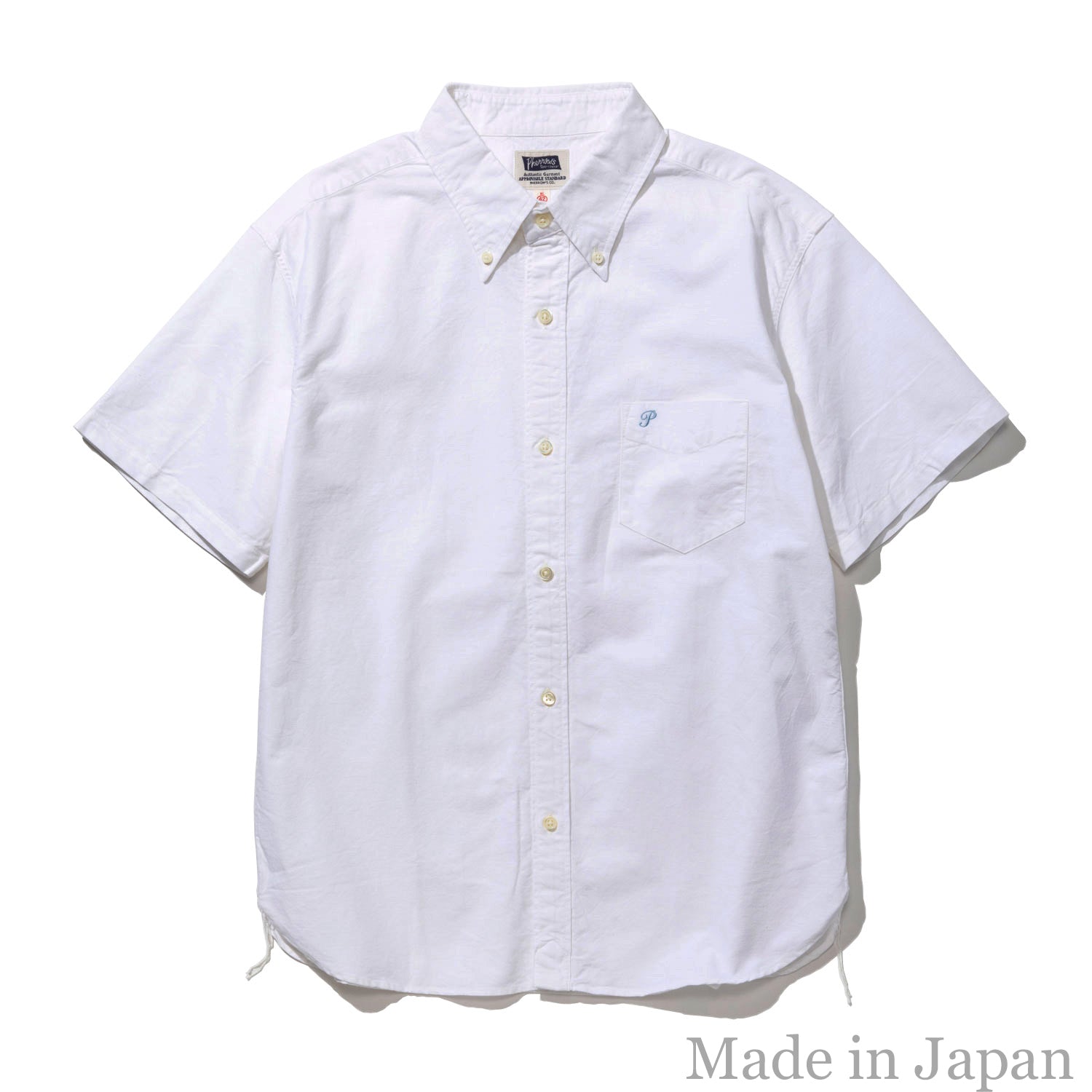 Fellowes PHERROW'S short-sleeved button-down shirt Oxford S/S BUTTON-DOWN SHIRTS PBDS1