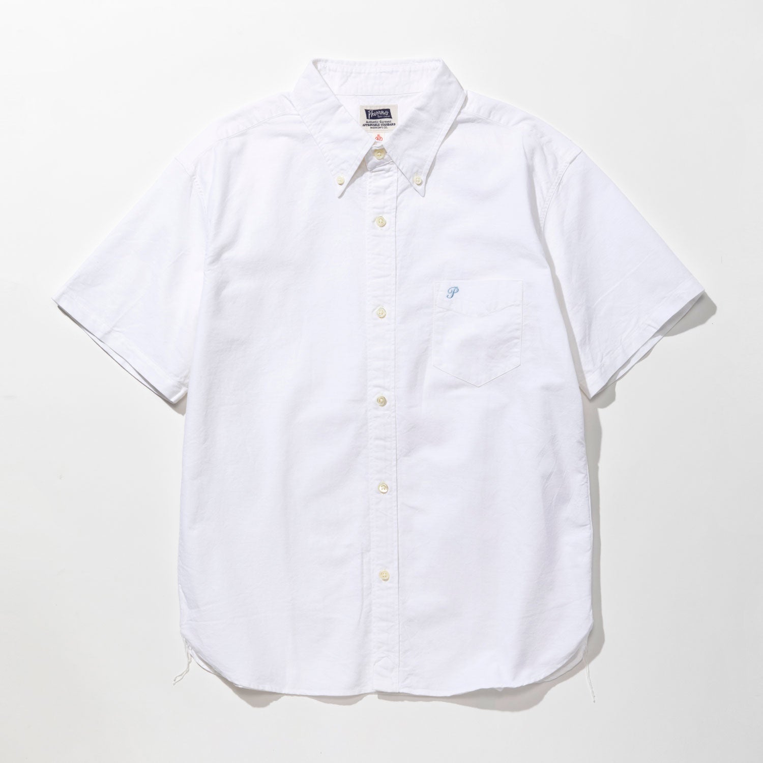 Fellowes PHERROW'S short-sleeved button-down shirt Oxford S/S BUTTON-DOWN SHIRTS PBDS1